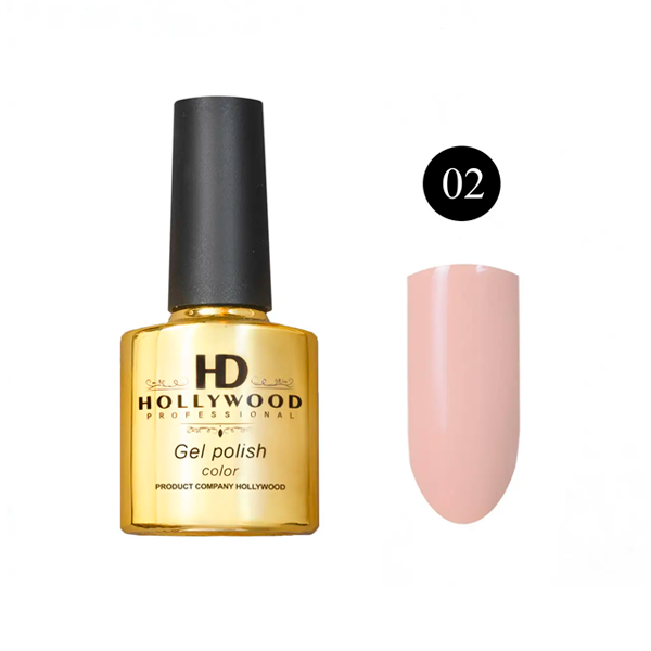 Гель-лак HD Hollywood № 02, 8 мл., купити в інтернет-магазині Beauty Home з доставкою