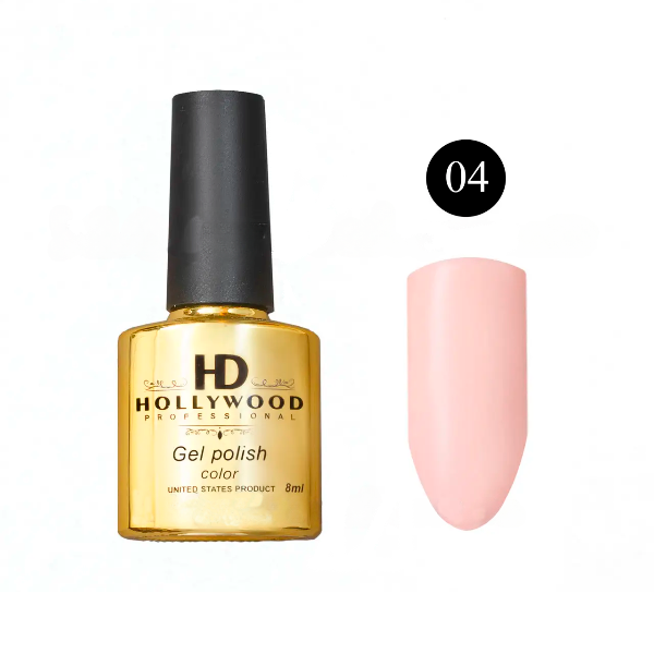 Гель-лак HD Hollywood № 04, 8 мл., купити в інтернет-магазині Beauty Home з доставкою