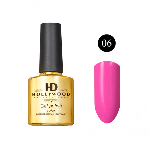 Гель-лак HD Hollywood № 06, 8 мл., купити в інтернет-магазині Beauty Home з доставкою