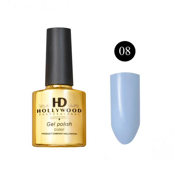 Гель-лак HD Hollywood № 08, 8 мл., купити в інтернет-магазині Beauty Home з доставкою