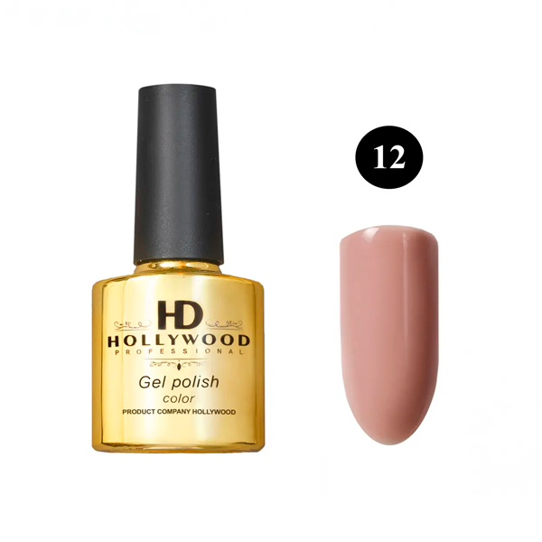 Гель-лак HD Hollywood № 12, 8 мл., купити в інтернет-магазині Beauty Home з доставкою