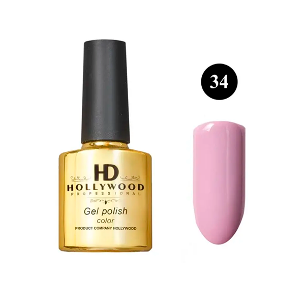 Гель-лак HD Hollywood № 34, 8 мл., купити в інтернет-магазині Beauty Home з доставкою