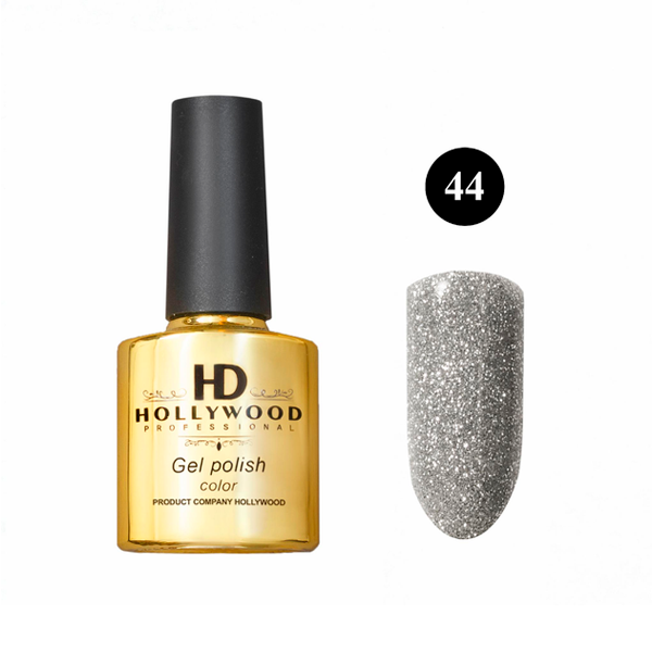 Гель-лак HD Hollywood № 44 срібло, купити в інтернет-магазині Beauty Home з доставкою