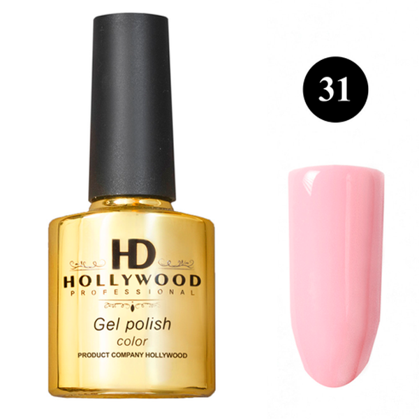 Гель-лак 31 Рожевий нюд щільний HD Hollywood, купити в інтернет-магазині Beauty Home з доставкою