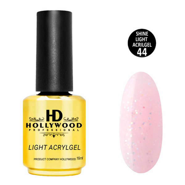 Рідкий акригель Light Acrygel 44 HD Hollywood, купити в інтернет-магазині Beauty Home з доставкою