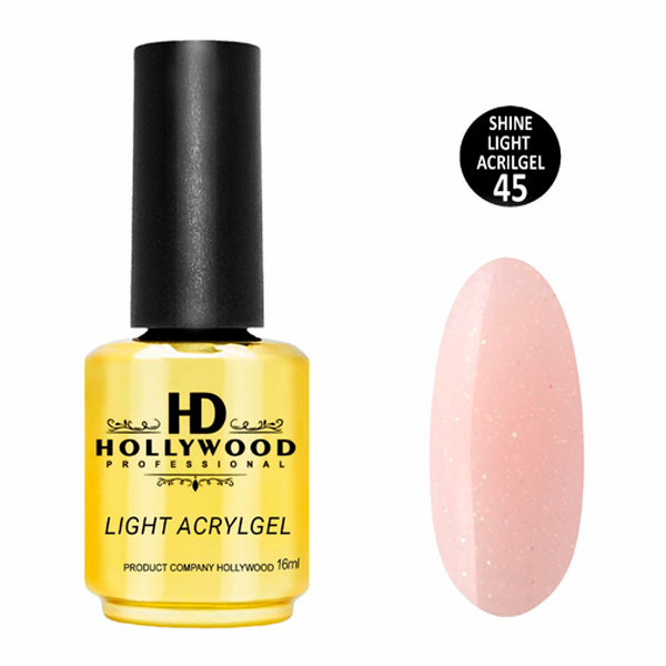 Рідкий акригель Light Acrygel 45 HD Hollywood, купити в інтернет-магазині Beauty Home з доставкою