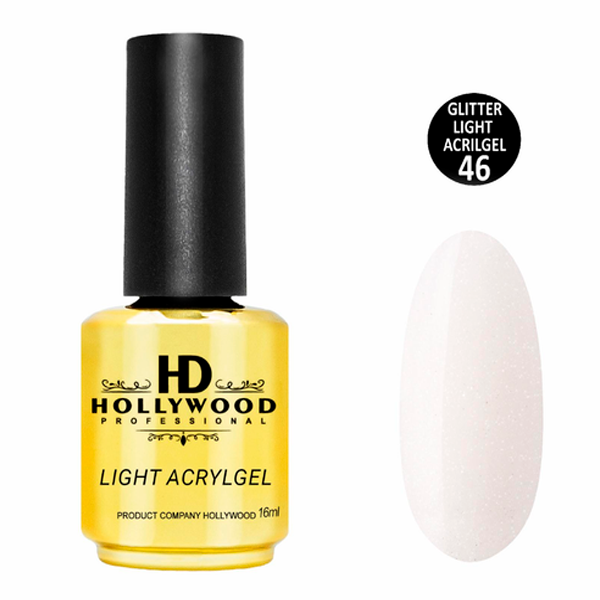 Рідкий акригель Light Acrygel 46 HD Hollywood, купити в інтернет-магазині Beauty Home з доставкою