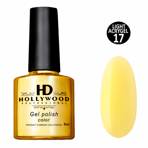 Рідкий акригель Light Acrygel 17 Жовтий HD Hollywood Рідкий акригель Light Acrygel 17 Жовтий HD Hollywood, купити в інтернет-магазині Beauty Home з доставкою