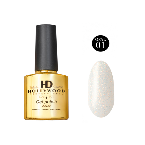 Гель-лак HD Hollywood OPAL #01 8 мл., купити в інтернет-магазині Beauty Home з доставкою