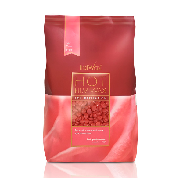 Гарячий плівковий віск в гранулах Italwax - Троянда, 1000 г. , купити в інтернет-магазині Beauty Home з доставкою