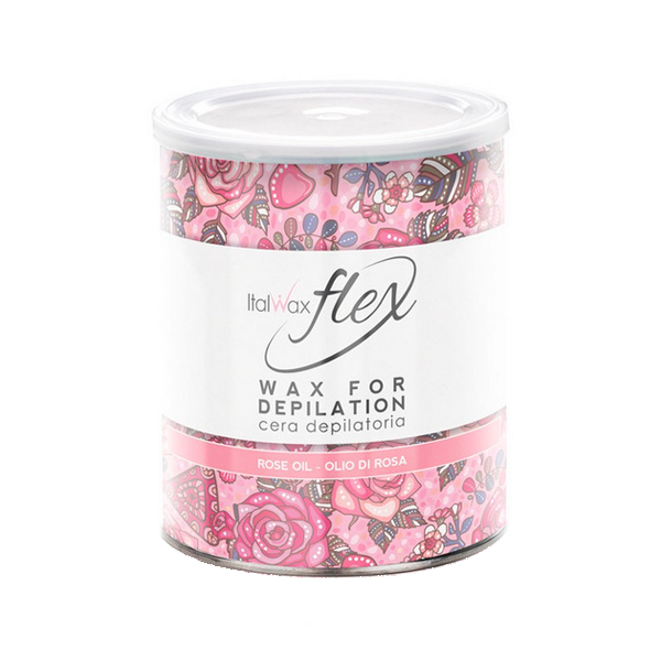 Кремова Троянда Flex, віск у банці, 800 мл Ital Wax, купити в інтернет-магазині Beauty Home з доставкою