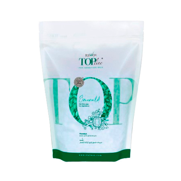 Гарячий плівковий віск в гранулах Italwax TOP LINE - Смарагд, купити в інтернет-магазині Beauty Home з доставкою