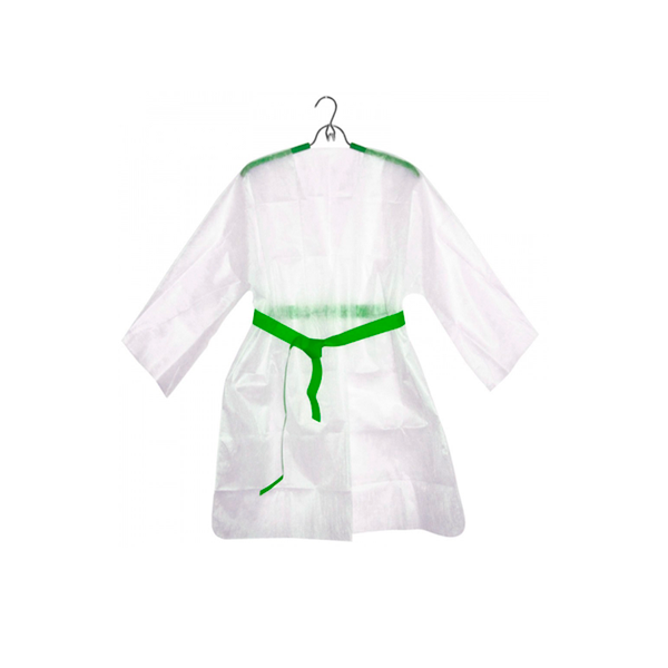 Куртка для пресотерапії з поясом, біла, одноразова, купити в інтернет-магазині Beauty Home з доставкою