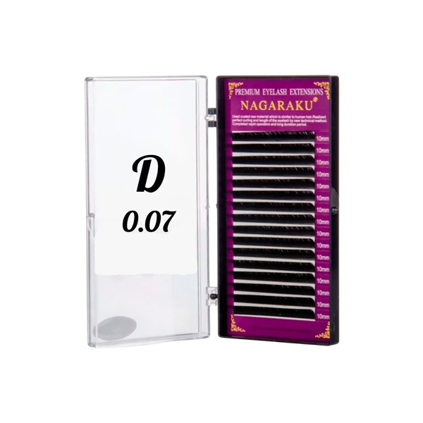 Вії Nagaraku вигин D 0,07 (11 мм),купити в інтернет-магазині Beauty Home з доставкою