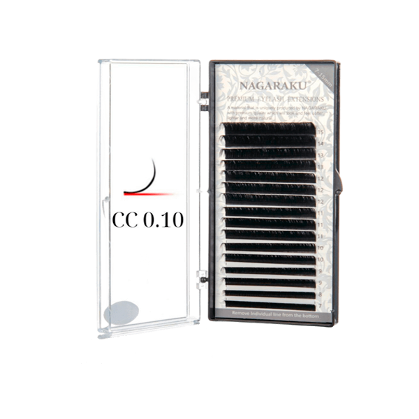 Вії Nagaraku вигин CC 0.10 (13 мм),купити в інтернет-магазині Beauty Home з доставкою