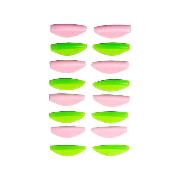 Round curl pink & green валіки, купити в інтернет-магазині Beauty Home з доставкою