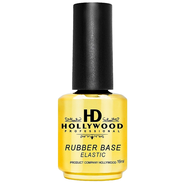 База RUBBER BASE ELASTIC каучукова HD Hollywood 16 мл, купити в інтернет-магазині Beauty Home з доставкою