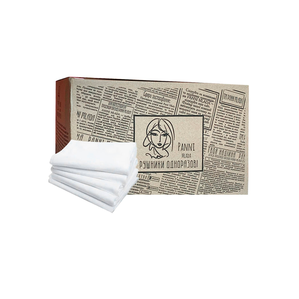 Рушники в коробці Panni Mlada™ 40х70 см 50 шт/кор. Рушники в коробці Panni Mlada™ 40х70 см 50 шт/кор., купити в інтернет-магазині Beauty Home з доставкою