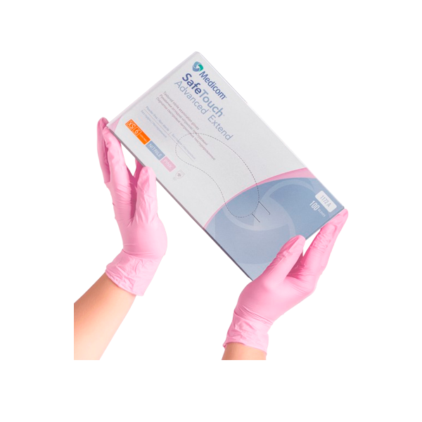 Рукавички нітрилові без тальку Medicom 1172-A, купити в інтернет-магазині Beauty Home з доставкою