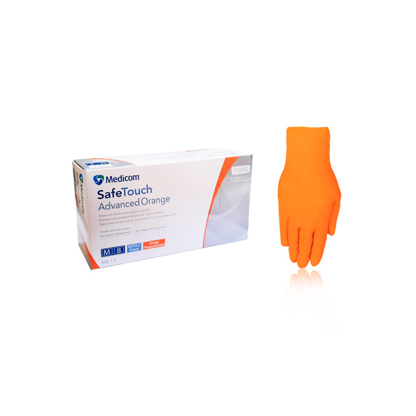 Рукавички нітрилові оранжеві 5,0г, розмір М, без тальку Medicom 1117 Рукавички нітрилові оранжеві 5,0г, розмір М, без тальку Medicom 1117, купити в інтернет-магазині Beauty Home з доставкою