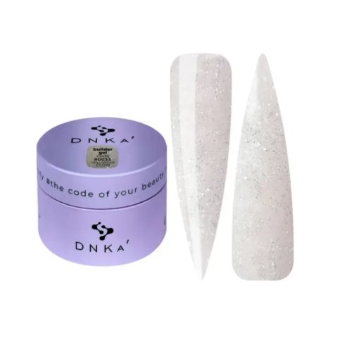 DNKa Builder Gel , 30 ml #0033 Hollywood Glow з шимером