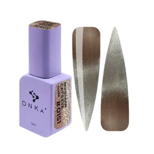 DNKa Gel Polish, 12 ml Bohemian Cat Eye #0151, Котяче око
