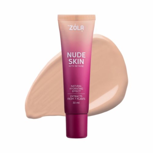 Zola Тональна основа, Nude Skin with Betaine, 02 Medium, 30 мл Zola Тональна основа, Nude Skin with Betaine, 02 Medium, 30 мл