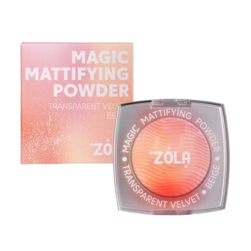 удра, що матує Zola прозорий оксамит Magic Mattifying Powder Transparent Velvet Beige 5 г Пудра, що матує Zola прозорий оксамит Magic Mattifying Powder Transparent Velvet Beige 5 г