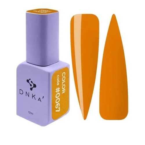 DNKa Gel Polish, 12 ml Color #0067,Помаранчевий