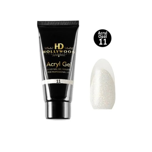 Акрил-гель Hollywood Acryl Gel Shimmer Opal №11 (молочний опал), 60 мл (tube) Акрил-гель Hollywood Acryl Gel Shimmer Opal №11 (молочний опал),60 мл (tube)