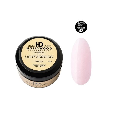 Рідкий акригель Light Acrygel 48 HD Hollywood 30 мл.