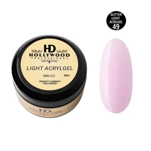 Рідкий акригель Light Acrygel 49 HD Hollywood 30 мл. Рідкий акригель Light Acrygel 49 HD Hollywood 30 мл.