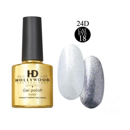 Гель лак Котяче око HD Hollywood Cat EYE 24D #018 8 ml Гель лак Котяче око HD Hollywood Cat EYE 24D #018 8 ml