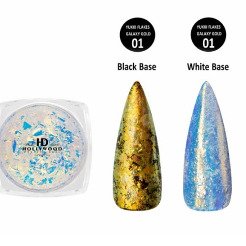 Пластівці Юкі 01 GALAXY Gold Золото 1.0гр Hd Hollywood
