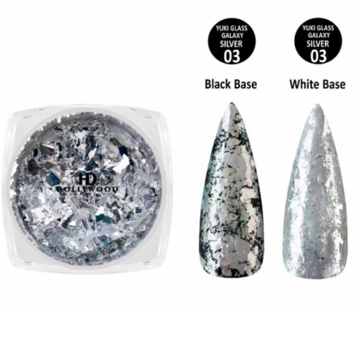 Пластівці Юкі 03 GALAXY Срібло 1.0гр HD Hollywood