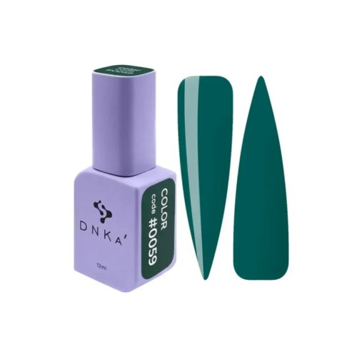 DNKa Gel Polish, 12 ml Color #0059 Темний зелено-бірюзовий DNKa Gel Polish, 12 ml Color #0059 Темний зелено-бірюзовий