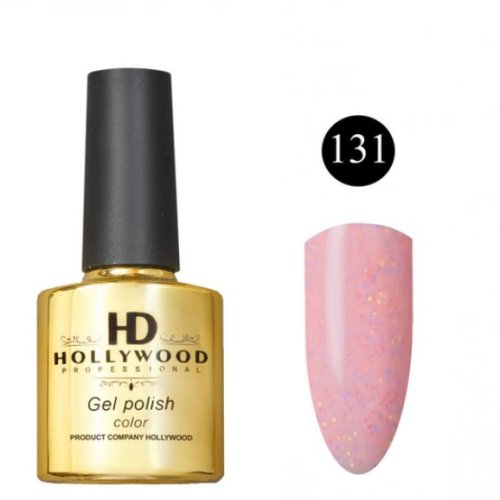 Гель-лак 131 Йогурт Ніжно Рожевий HD Hollywood 8 ml Гель-лак 131 Йогурт Ніжно Рожевий HD Hollywood 8 ml