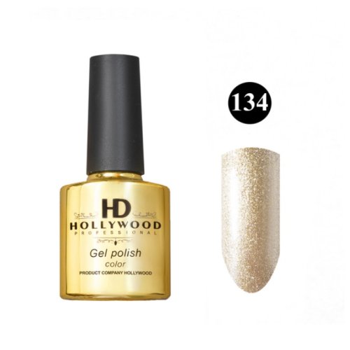 Гель лак HD Hollywood 134 Бронзовий Золото Щільний 8 мл Гель лак HD Hollywood 134 Бронзовий Золото Щільний 8 мл