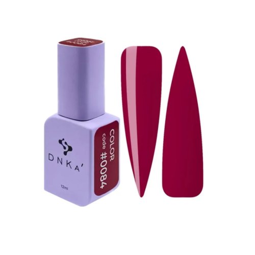 DNKa Gel Polish, 12 ml Color #0084 Червоний