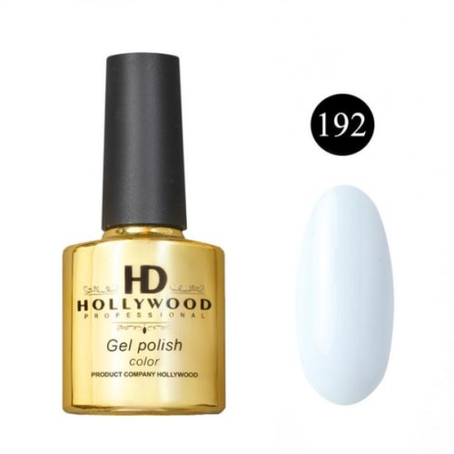Гель-лак 192 Блакитний Щільний HD Hollywood 8 ml