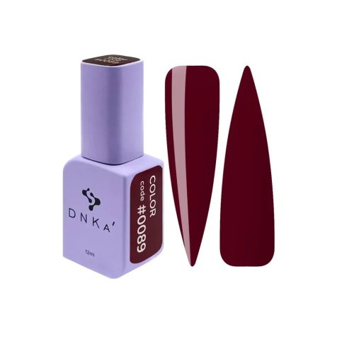 DNKa Gel Polish, 12 ml Color #0089 Гнила вишня