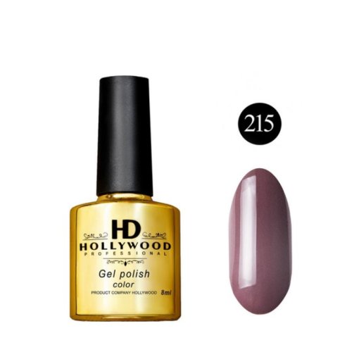 Гель-лак 215 Шоколад Щільний HD Hollywood 8 ml