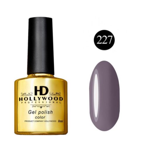 Гель-лак 227 Фіолетовий Щільний HD Hollywood 8 ml