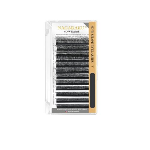 Вії Nagaracu Y 6D (0.07 D MIX 8-14)