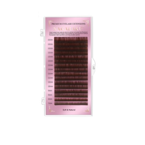 Вії Nagaraku Коричневі D (0.07) 11mm