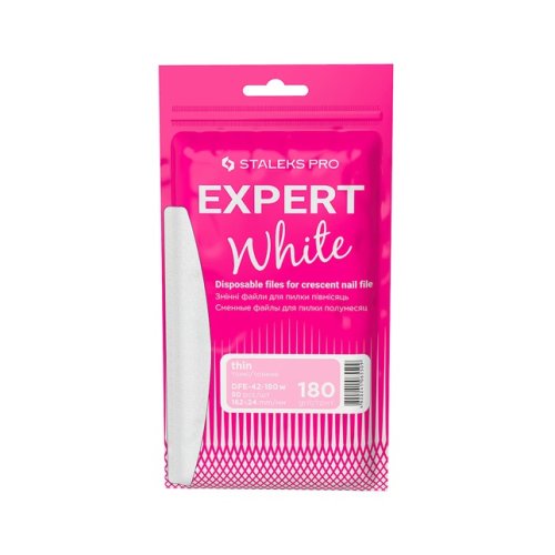 Набір змінних файлів для пилки півмісяць Expert 42 180 грит Staleks, 50 шт