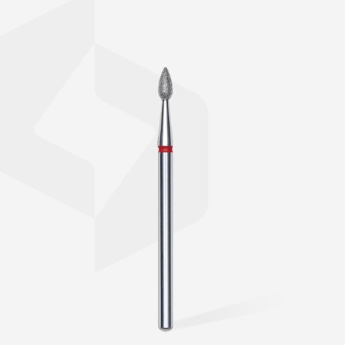 Фреза Staleks діамантова Крапля Червона 2,3мм/5мм Фреза Staleks діамантова Крапля Червона 2,3мм/5мм