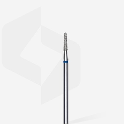 Фреза Staleks діамантова усічений конус 1,8 мм/8мм синій