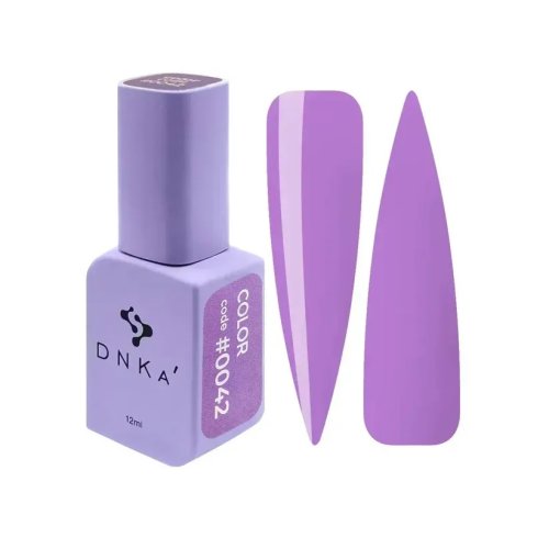 DNKa Gel Polish, 12 ml Color #0042 DNKa Gel Polish, 12 ml Color #0042 Світло-фіолетовий