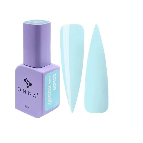 DNKa Gel Polish, 12 ml Color #0047 Блідо-блакитний